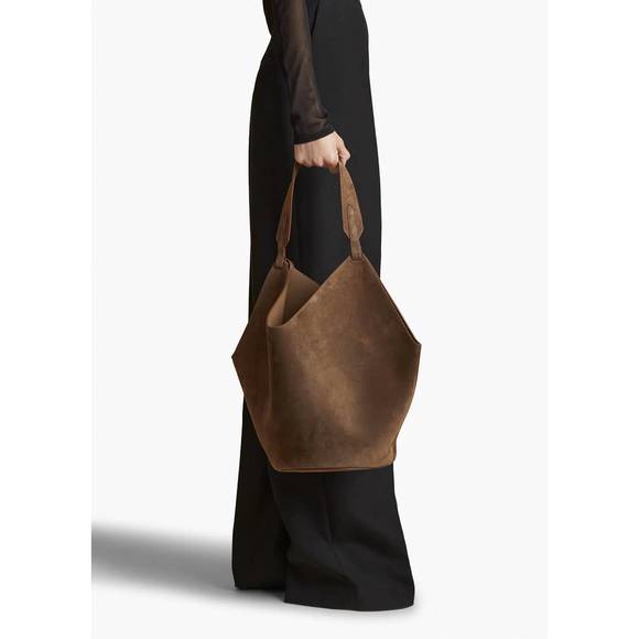 NEW KHAITE lotus medium tote bag in cedar - Picture 2 of 4